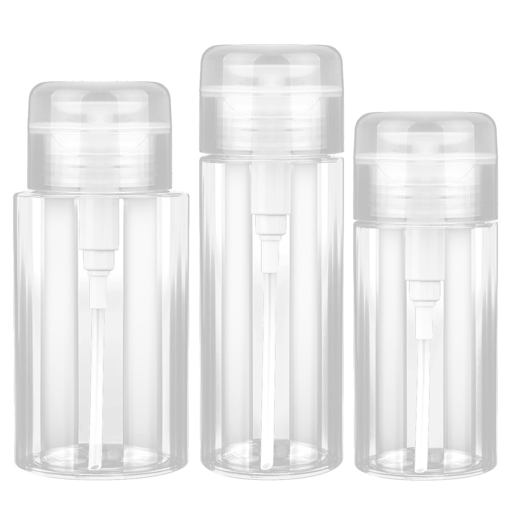 Botol Pump makeup removel Nail Art/ Makeup Remover Water Pressing Bottle/Botol Aceton Cairan/ Botol Cleanser UV Gel