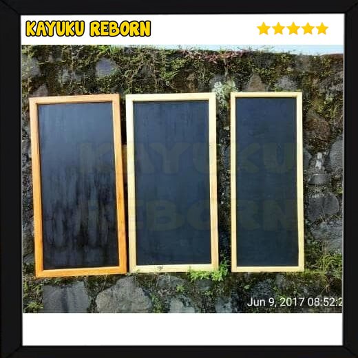 

blackboard papan tulis gantung resto size 80x60cm New pro