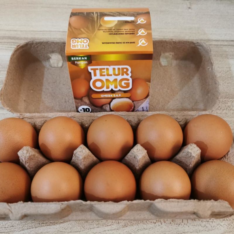 BERKAH Telur Ayam Omega 10 Butir