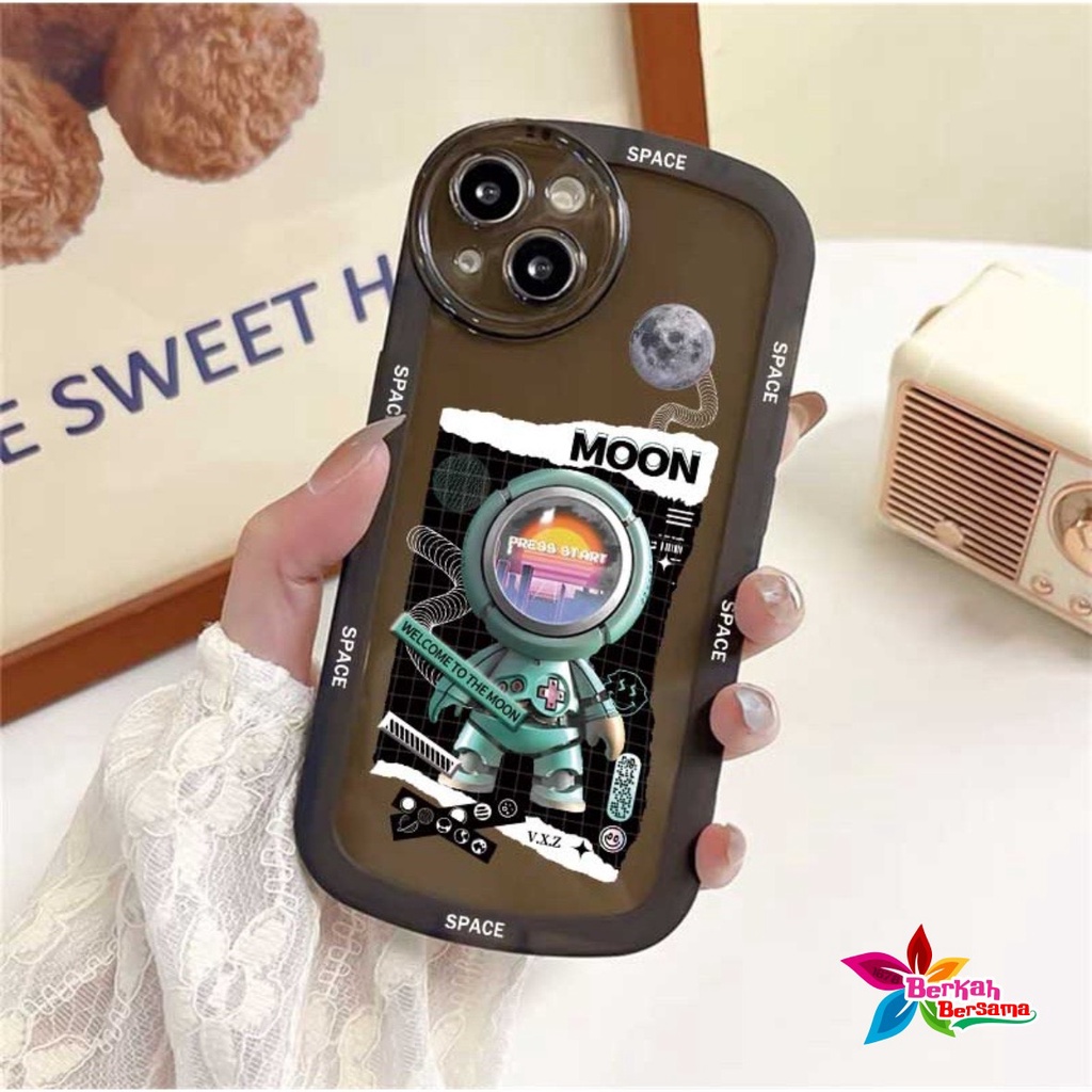 SS135 SOFTCASE MOTIF SPACE MOON FOR REALME C2 C1 5 5I C3 9I C11 C12 C25 C15 C20 C11 2021 C21Y C25Y C30 C31 C33 C35 NARZO 50I 50A PRIME BB7609