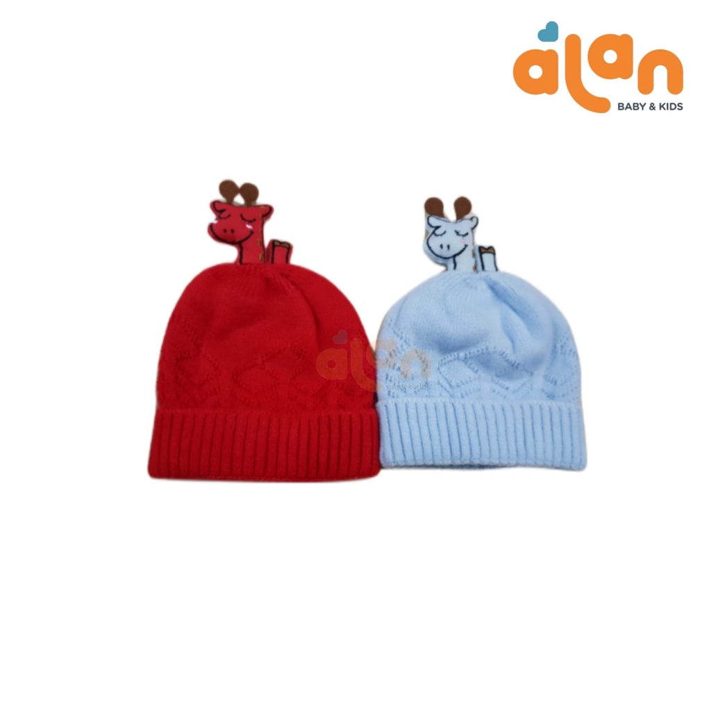 Topi Rajut Anak Boneka Jerapah Lipat ( TP-RBJ ) WARNA RANDOM