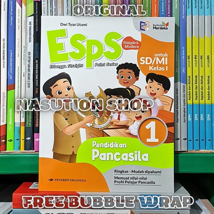 

Buku Esps Pendidikan Pancasila Kelas 1 SD Erlangga Kurikulum Merdeka
