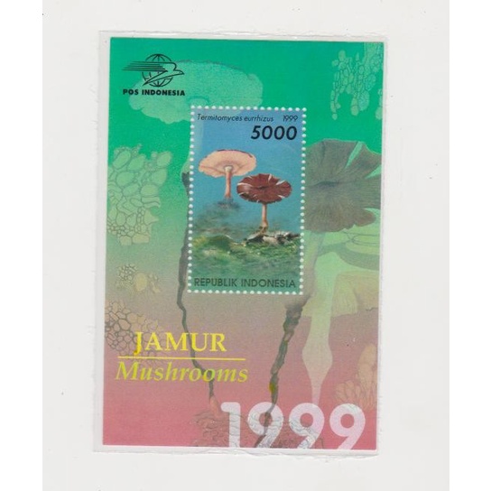 souvenir sheet jamur 1999 firaza1906