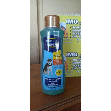 shampoo natural septik cat dog 600ml