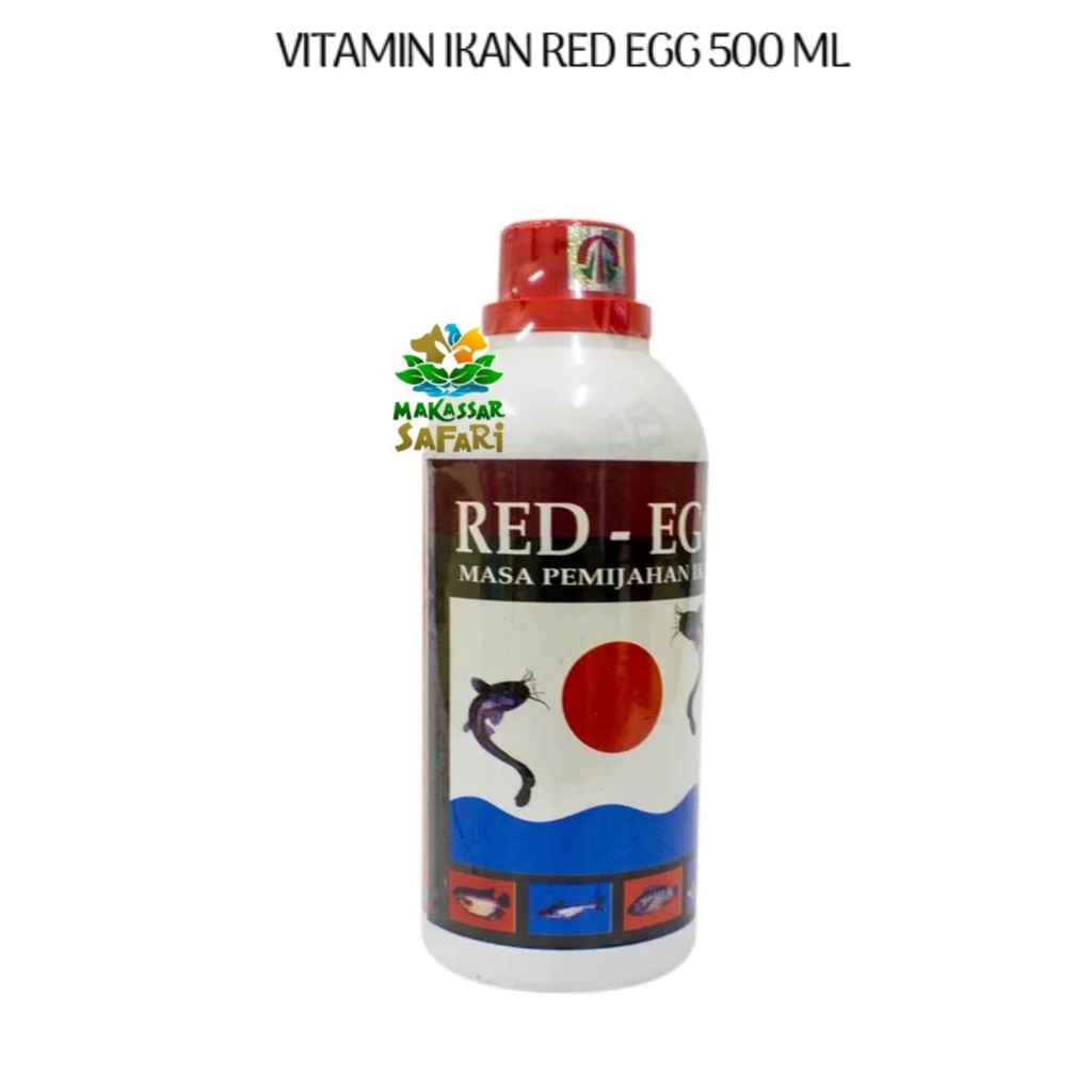 RED EGG 500ml Vitamin Ikan untuk Masa Pemijahan Peningkat Birahi Telur
