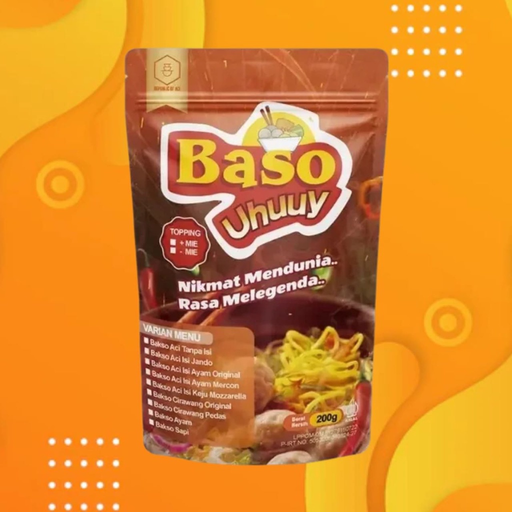 

Baso UHUUY - Baso Aci Mie Banyak Varian Isi dan Varian Baso