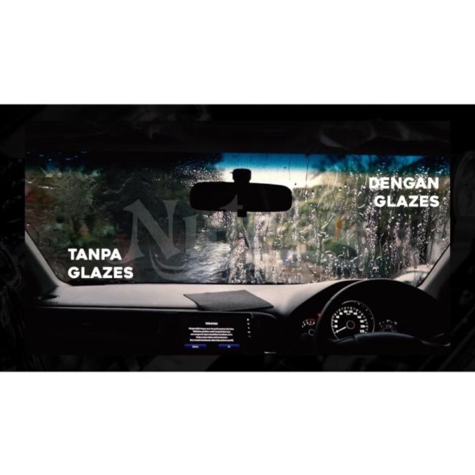 Nutens Glazes - Pelapis Kaca Anti Air Efek Daun Talas Water Repellent