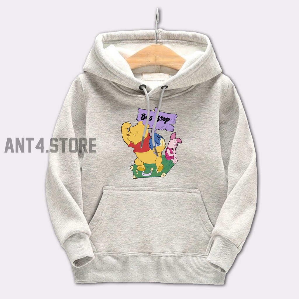 Hoodie Anak Perempuan Sweater anak Usia 2 - 12 Tahun Jaket Anak Perempuan Wini The Pooh