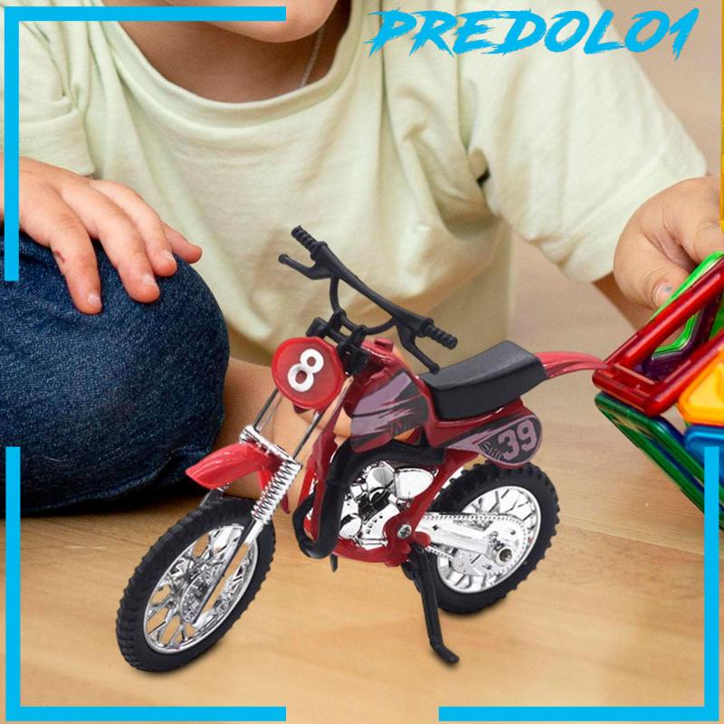 [Predolo1] Patung Miniatur Pemandangan Jalanan Model Koleksi Model Motor Untuk Anak
