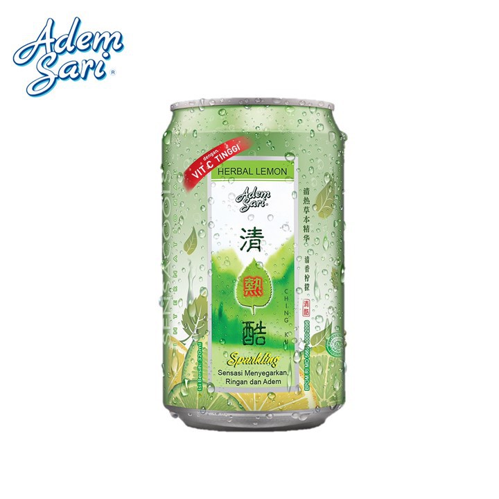 Adem Sari Ching Ku Sparkling Lemon 320 ml