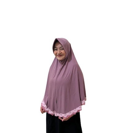 Kartina Bergo Hijab Instant Antem Renda
