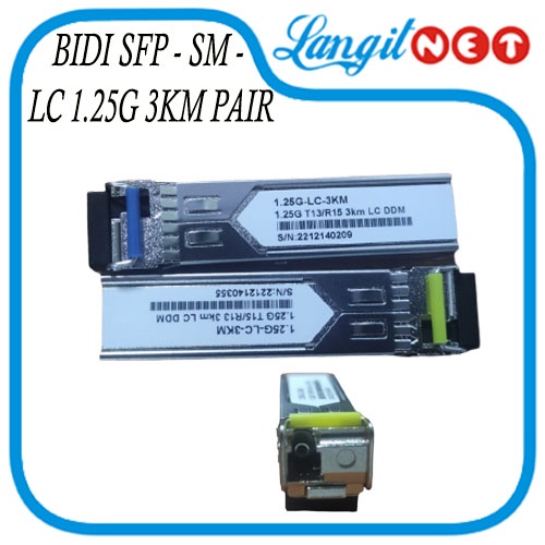 BIDI SFP - SM - LC 1.25G  3KM for MIKROTIK