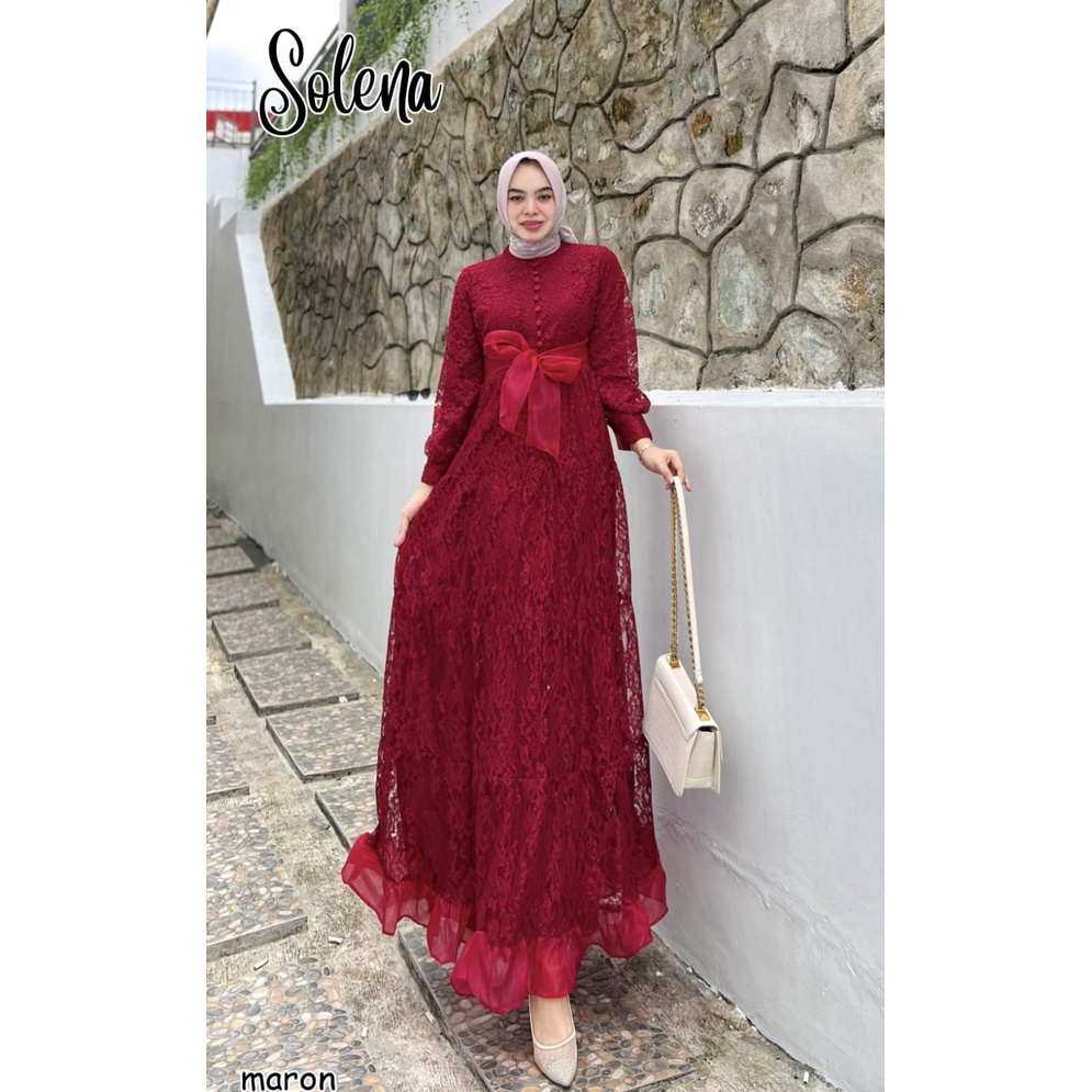 GAMIS PESTA KONDANGAN SOLENA PARTY DRESS RBUKAT