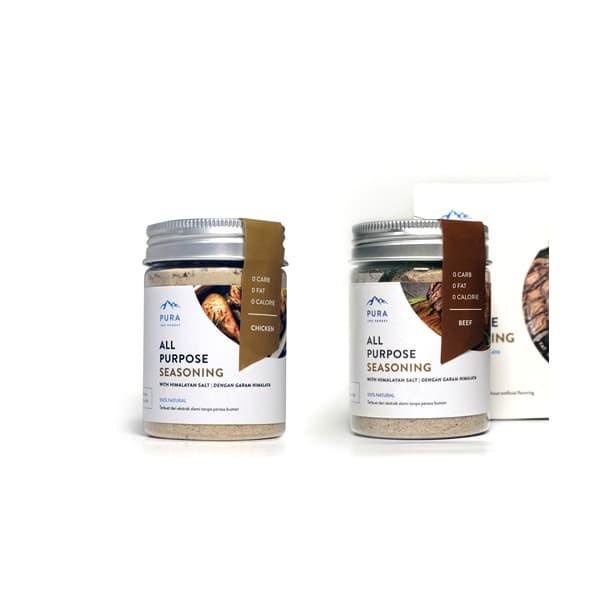 

Pura Seasoning No Msg Beef 65Gr / Pura Seasoning Chicken 022