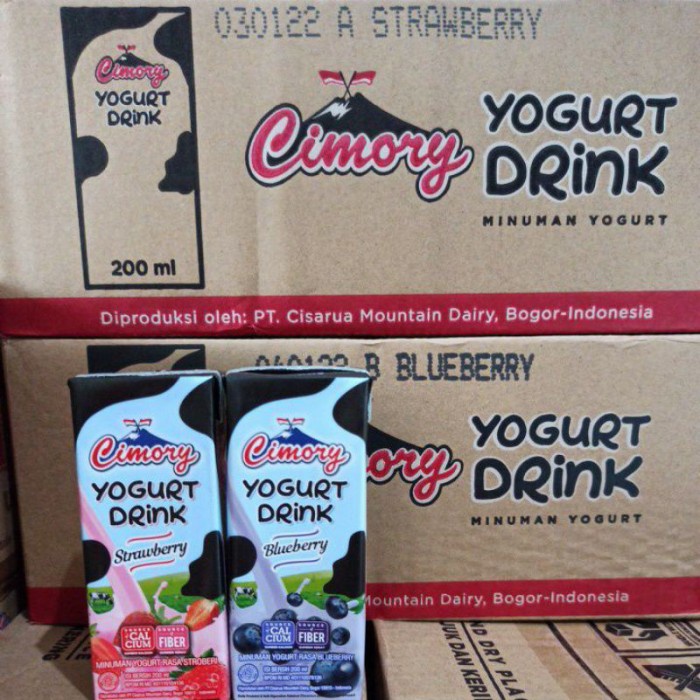 

Yoghurt Drink Cimory Kotak 200 ml 1 dus kartonan isi 24 pcs