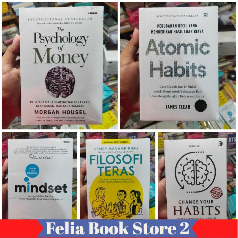 Jual Paket Hemat Buku Motivasi Best Seller - The Psychology Of Money ...