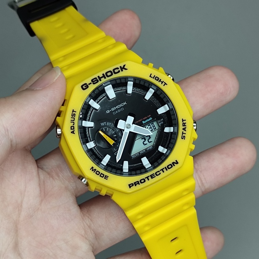 Jam Tangan Pria G-Shock Yellow GA-B2100C-9A