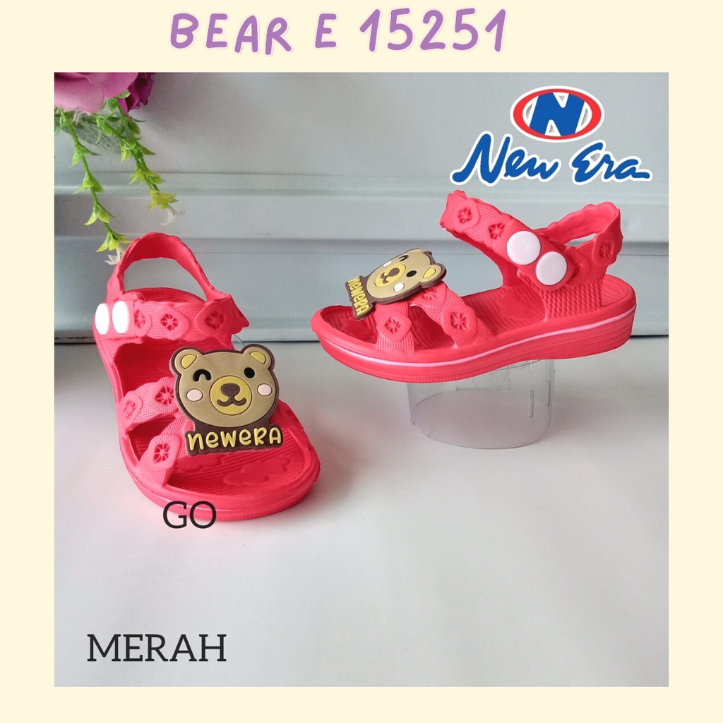 BB NEW ERA BEAR BB E 15251 sandal anak murah keren kekinian | sandal pesta anak | sandal liburan anak laki perempuan