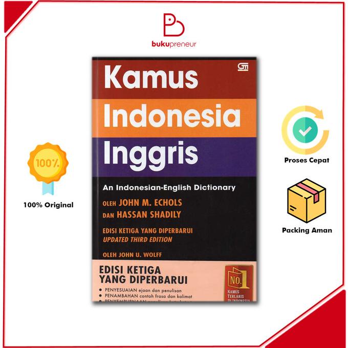 

Kamus Indonesia - Inggris (hard cover) John M. Echols & Hasan Shadily