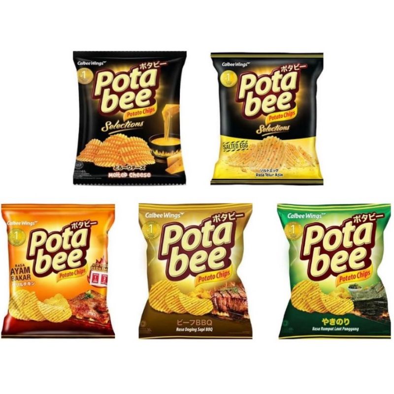 Jual Potabee Potato Chips Gr Cemilan Snack Enak Murah Makanan Ringan Shopee Indonesia