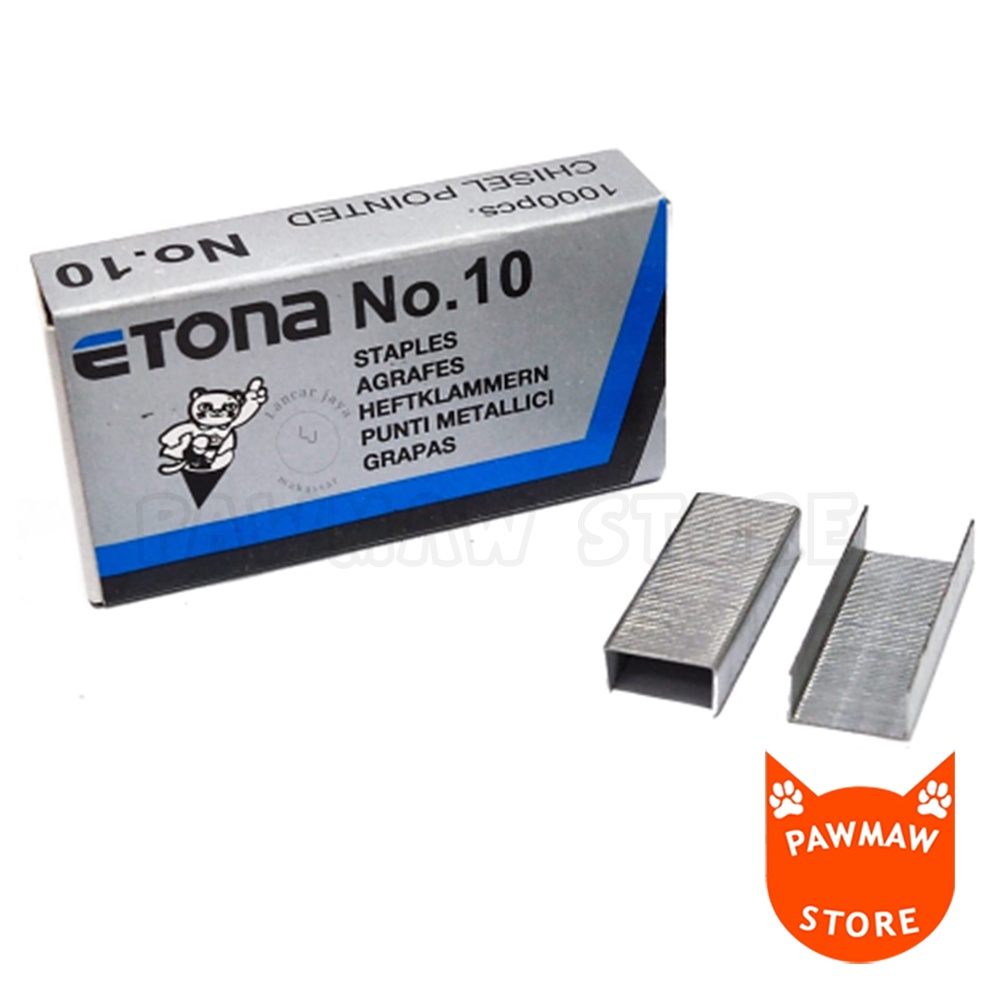 

ISI STAPLES KECIL ETONA NO 10 ( PACK )