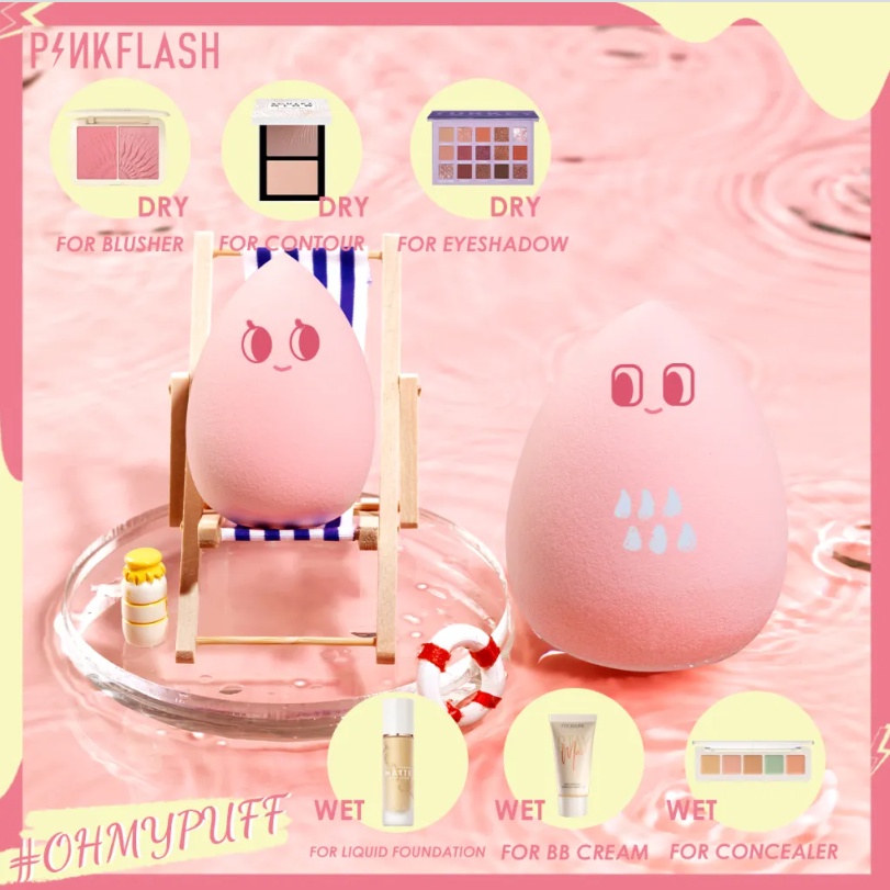 PINKFLASH Oh My Puff Beauty Blender - Spons Makeup