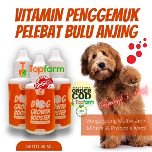 Vitamin Anjing 30mL / Vitamin Anjing Nafsu Makan / Vitamin Anjing Untuk Bulu Rontok / Vitamin Anjing