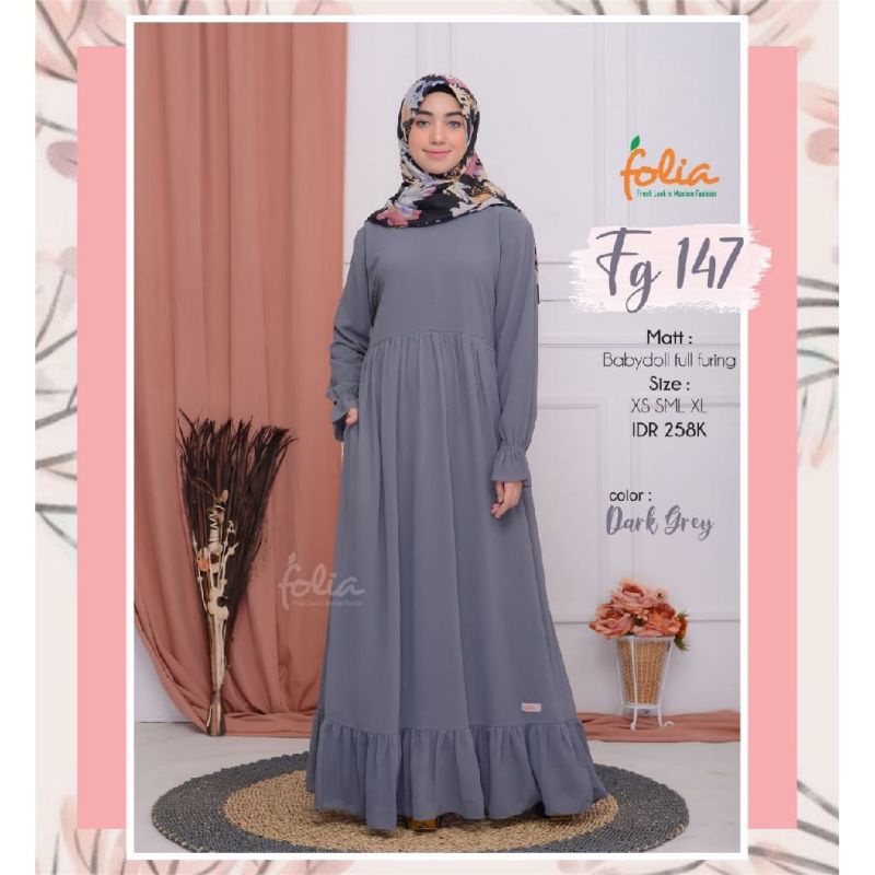 [BISA COD] GAMOS PROMO GAMIS FOLIA FG147 GAMIS BABYDOL