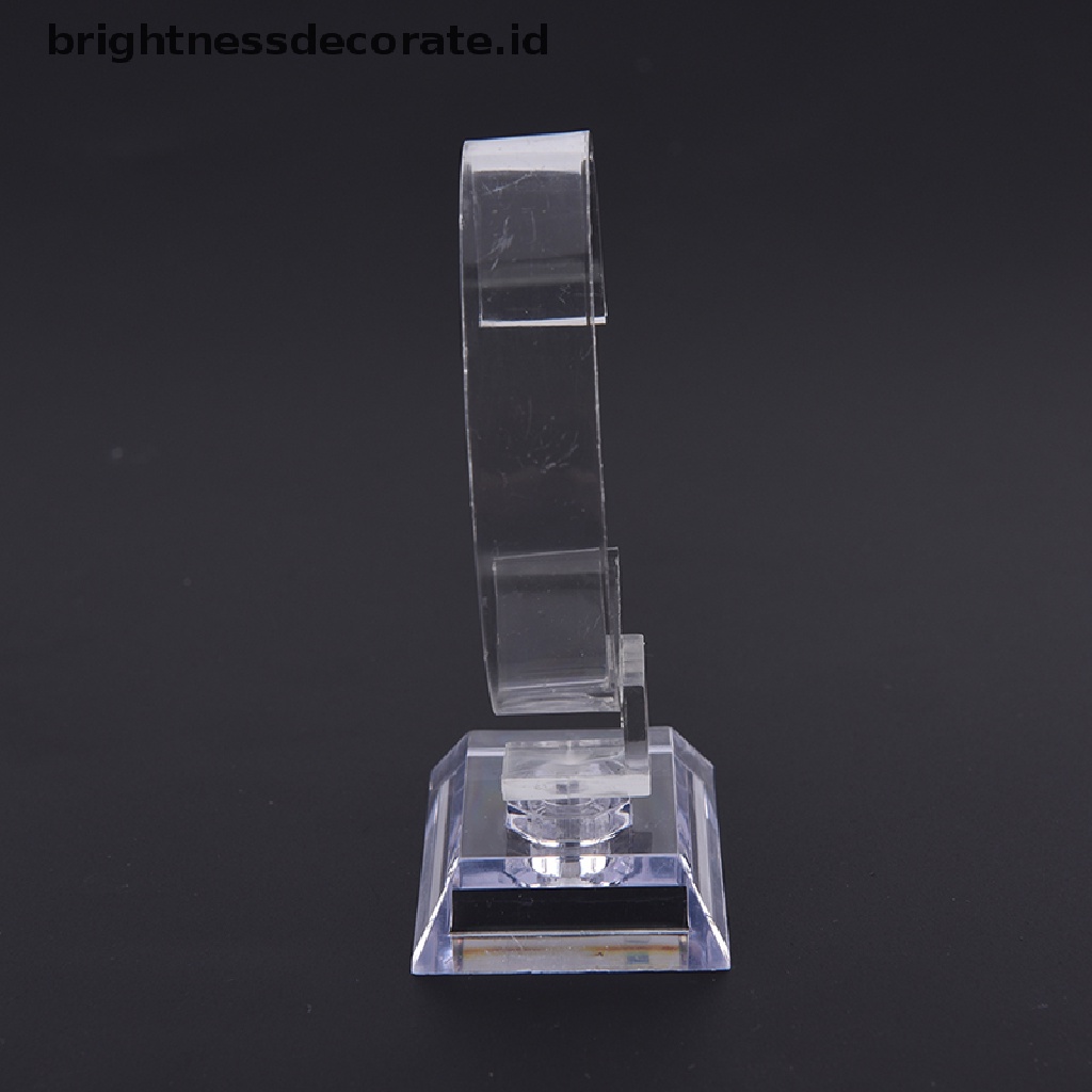[Birth] Tempat Rak display Jam Tangan Pergelangan Tangan sale show case stand tool Plastik Bening [ID]