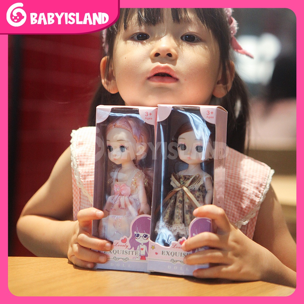 6inci Boneka Set Mainan Boneka Anak Perempuan Putri Koleksi Mainan Anak Perempuan Ulang Tahun Hadiah