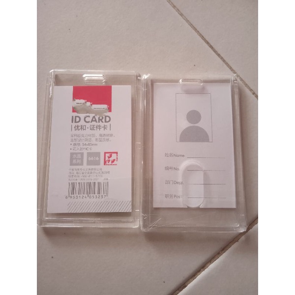 photocard holder akrilik