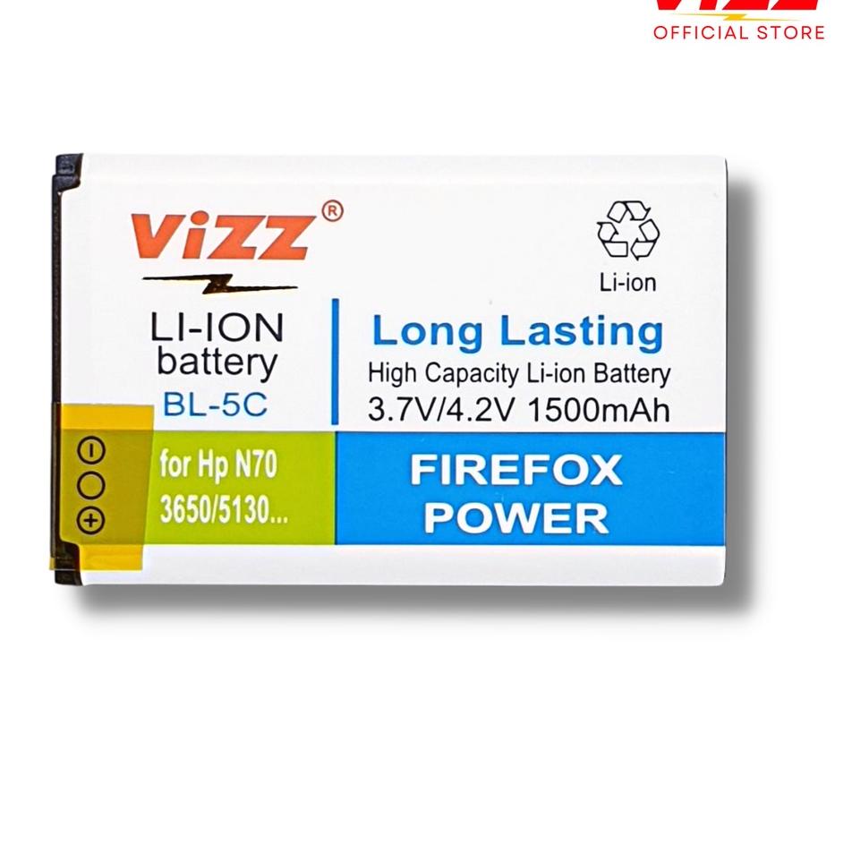 MVR.03Ja23ˣ ▪ VIZZ Baterai Nokia BL-5C Batre BL5C / 1100 / 1110 / 1112 / 1800