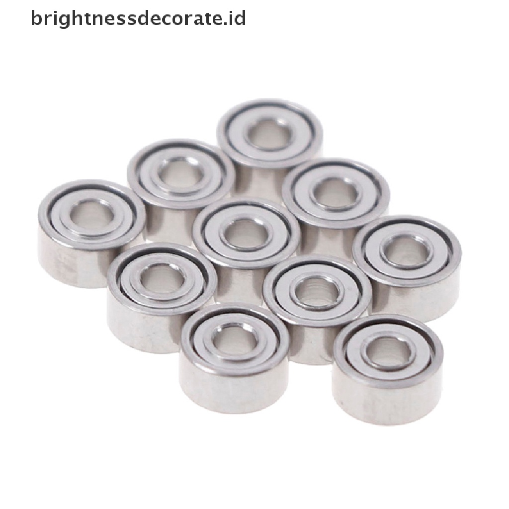 [Birth] 10pcs 681XZZ 1.5x4x2mm Terbuka Miniatur Bantalan Bola mini Tangan bearing spinner [ID]