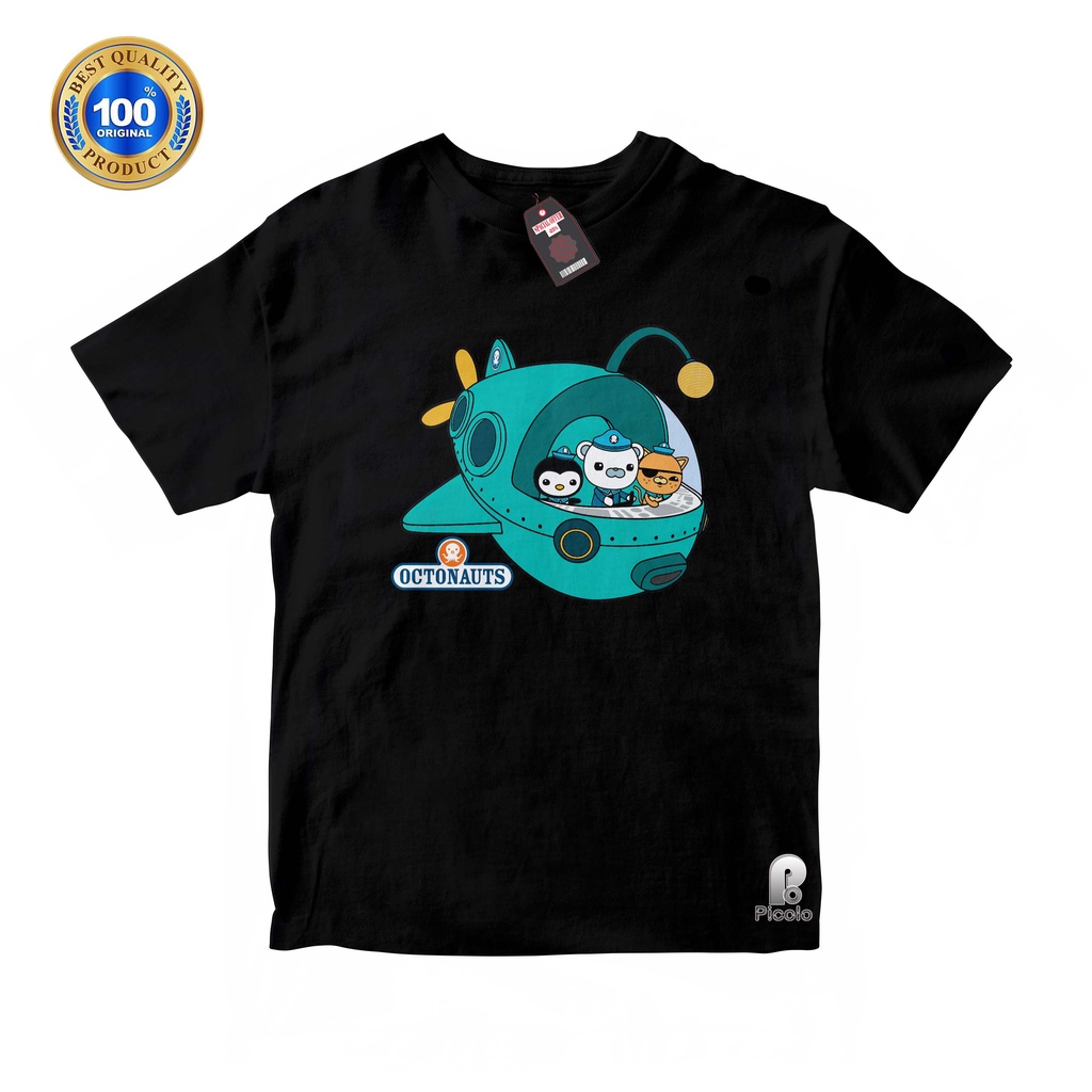 BAJU ANAK KAOS ATASAN ANAK MOTIF OCTONAUTS UNISEX Bahan COTTUN (FREE NAMA)