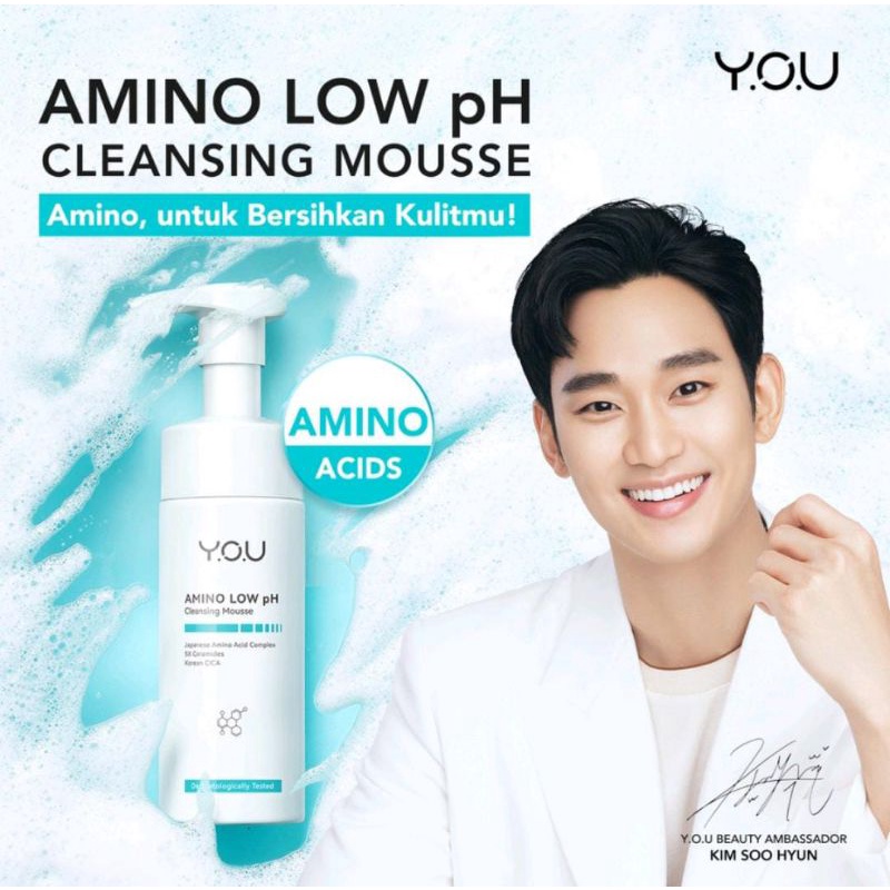 ☘️Yuri Kosmetik☘️ YOU Amino Low PH Cleansing Mousse