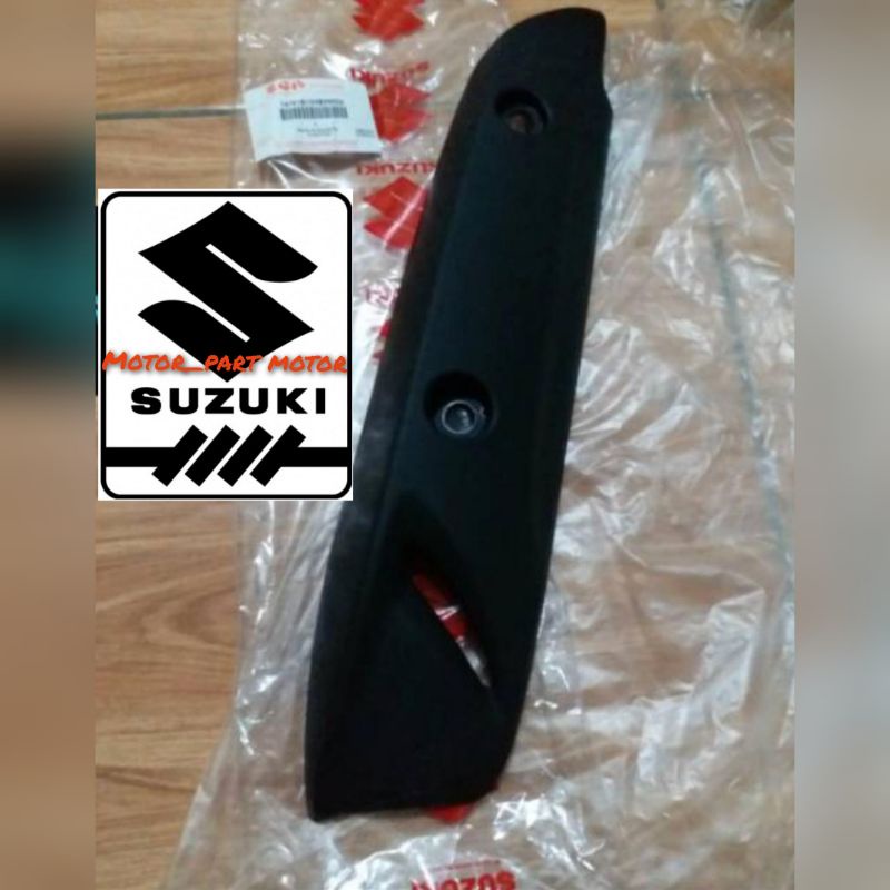 cover tameng pelindung knalpot Suzuki skywave Hayate 125 ORI SGP