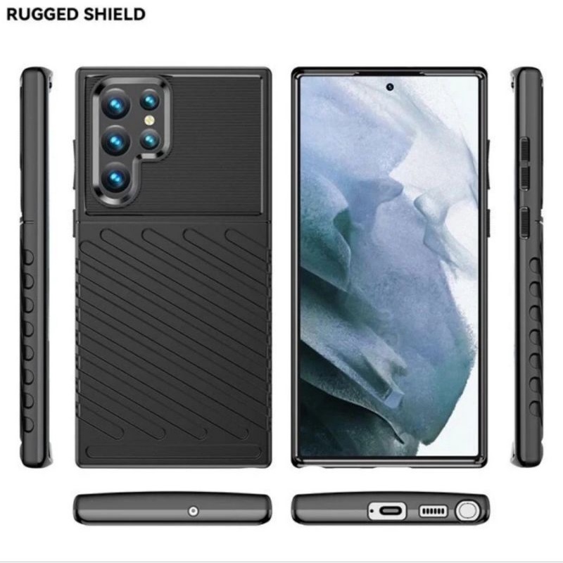 Samsung S23 S23 PLUS S23 ULTRA soft case RUGGED ARMOR THUNDER PREMIUM