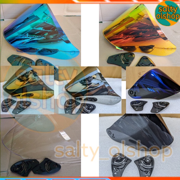 arl tt course / kaca helm venom datar / flat visor open venom TT COURSE ARL