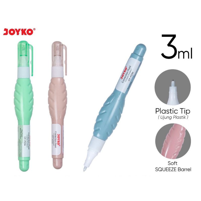 

Correction Fluid Cairan Koreksi Penghapus Cair Joyko CF-P236 / TIP-X / TIP-EX
