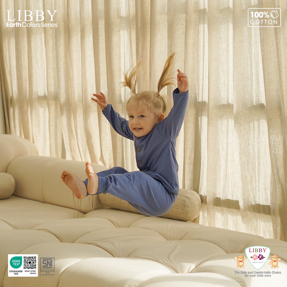 Libby Long Sleeve Comfy Pyjamas Set | Setelan Panjang Anak