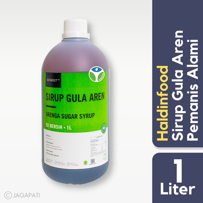 

HALDINFOODS - ARENGA SUGAR SYRUP 1L - PEMANIS ALAMI - LOW GI