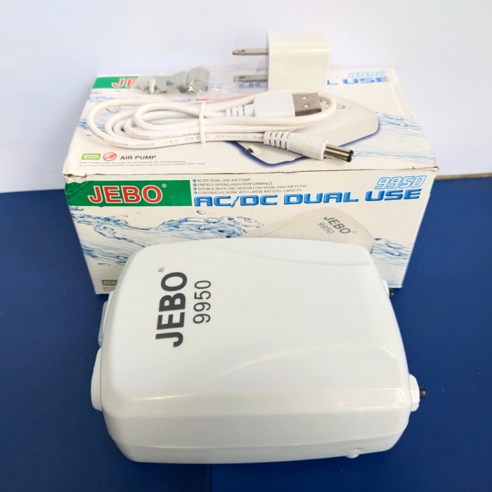 Aerator Baterai Ac Dc Jebo 9950
