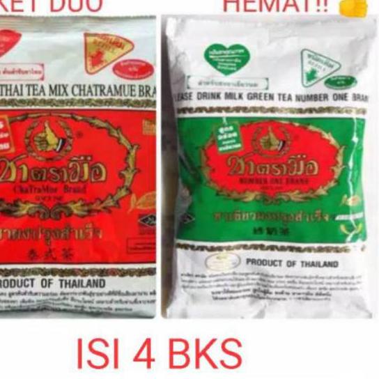 

Diskon | BMH|PAKET DUO THAI TEA CHATRAMUE (ISI 4 BKS)