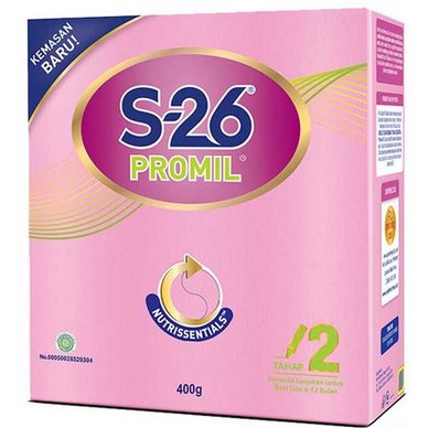 SUSU S26 PROMIL TAHAP 1 DAN 2 400GR