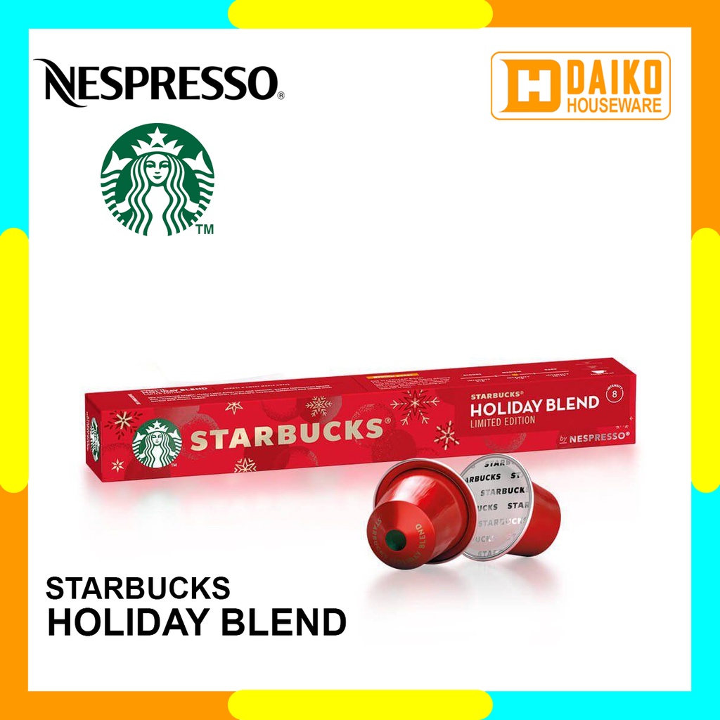 Starbucks Capsule By Nespresso Holiday Blend - Medium Roast Coffee