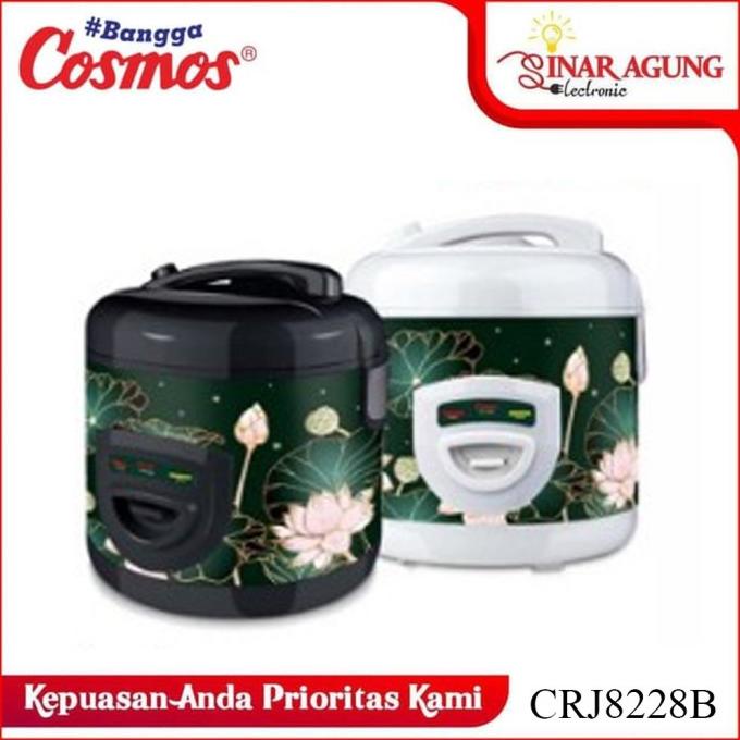 COSMOS CRJ 8228 / CRJ8228 RICE COOKER NONSTIK - 100% ORI