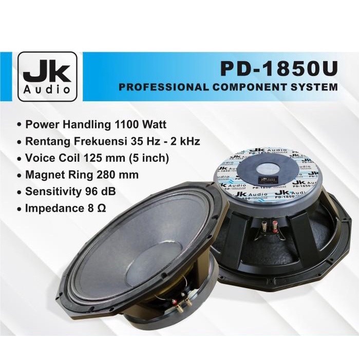 Speaker Komponen JK Audio PD 1850U