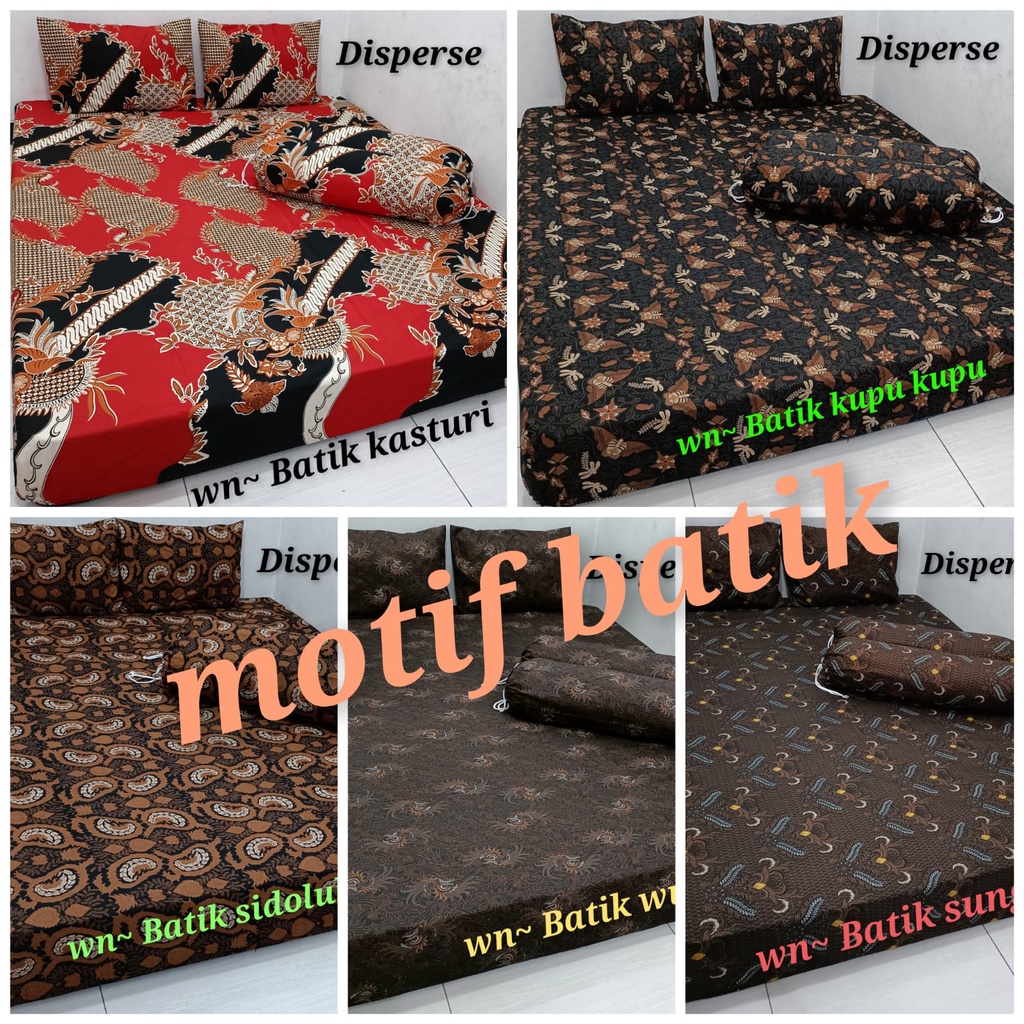 MOTIF BARU Sprei batik bahan halus, sprei klaten, waty grosir sprei homemade, sprei dewasa