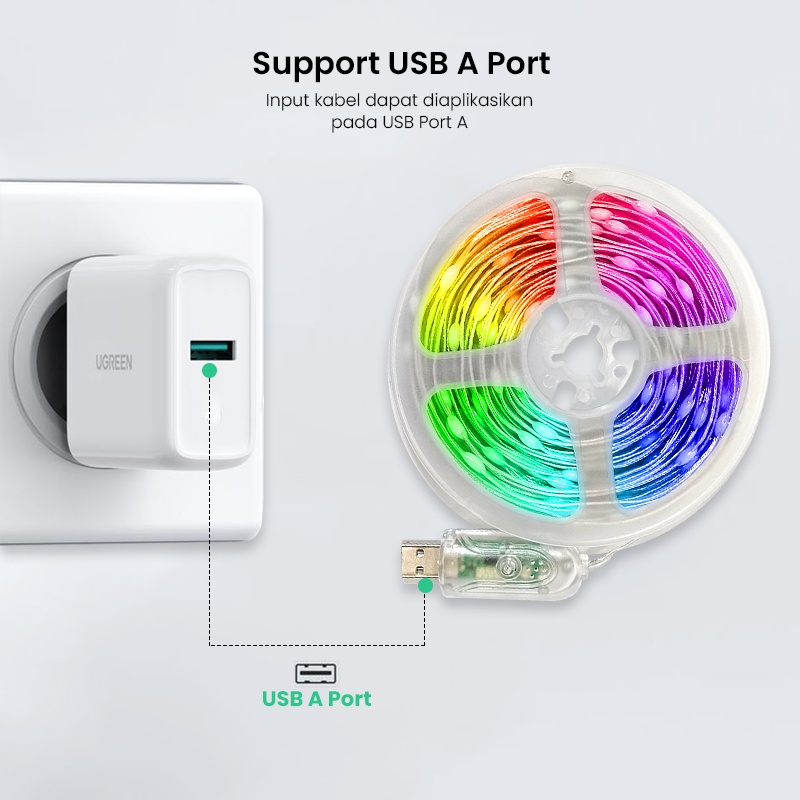 Horici Smart lampu natal lampu strip App Smart RGB Fairy Lights Smart Lampu LED 5m &amp; 10m Strip lampu kontrol suara ip66