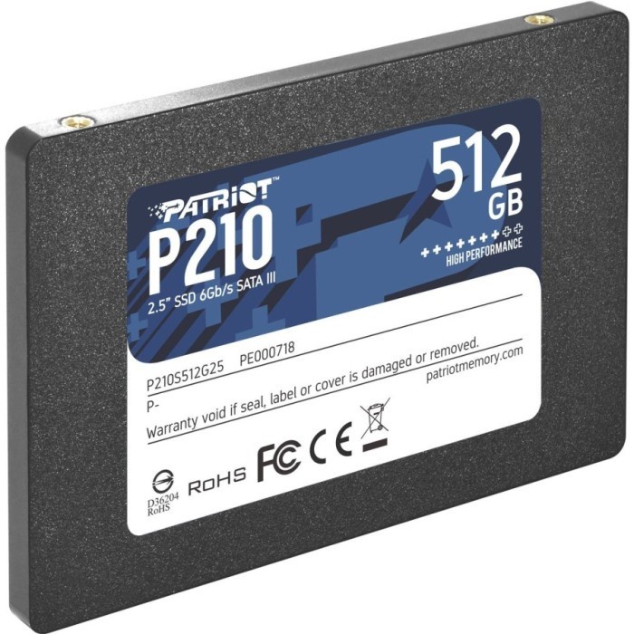 Patriot P210 2.5&quot; 512GB SATA III 7mm Internal SSD - P210S512G25 - SSD